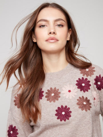 Daisy Crew Neck Sweater